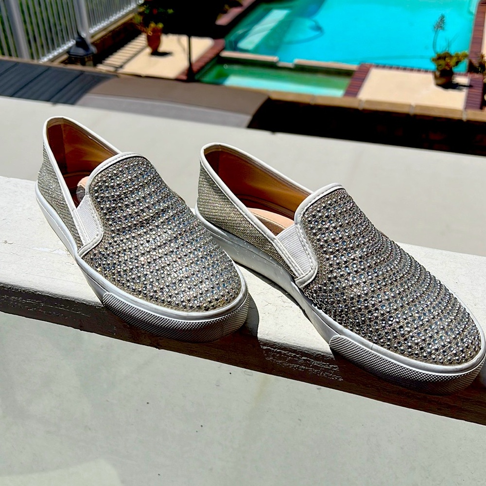 Rhinestone loafers, espadrilles, slip-ons, sneakers